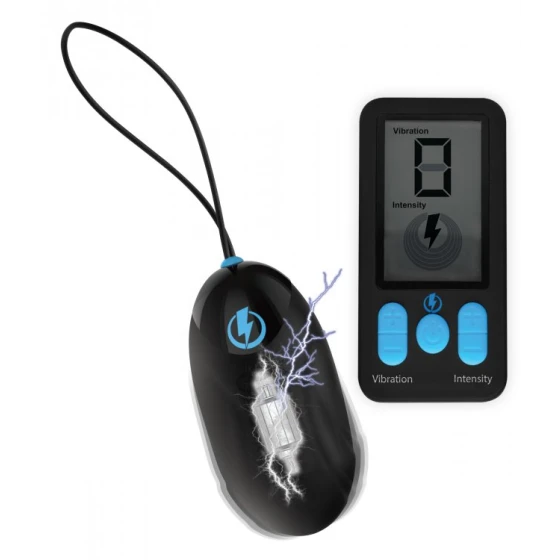 E-Stim Pro Vibro Egg- Black